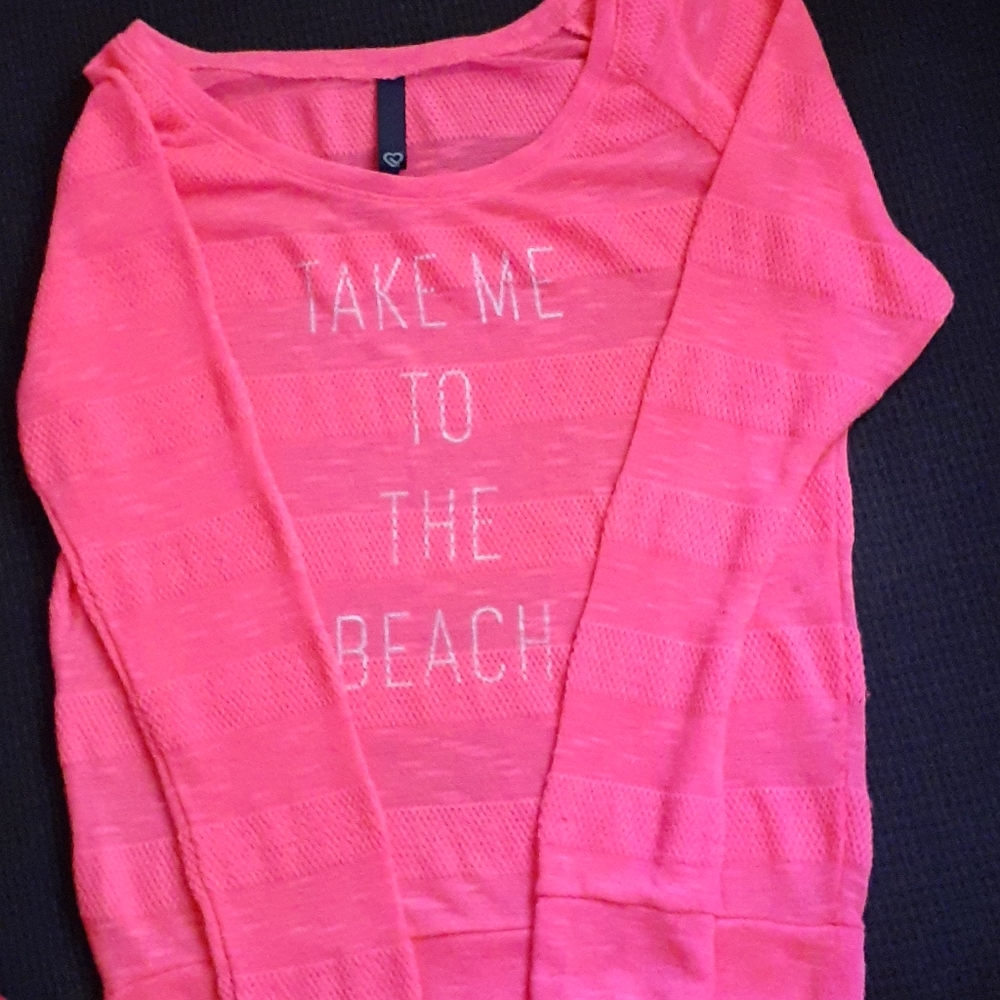 Long sleeve shirt "take me to the beach"
